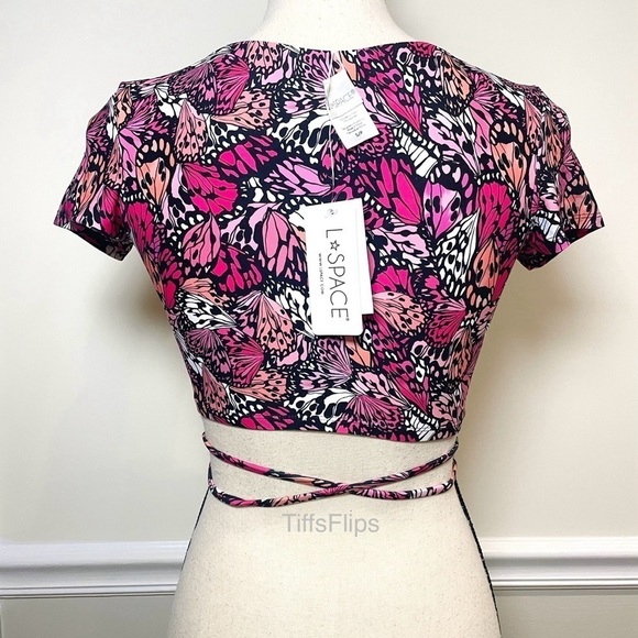 L*space Dionne Top Wings n Things Butterfly NWT Small - Picture 2 of 5